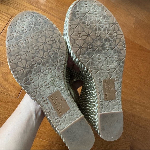 Kate Spade Gold Braided Rope Platforms - Picture 10 of 10